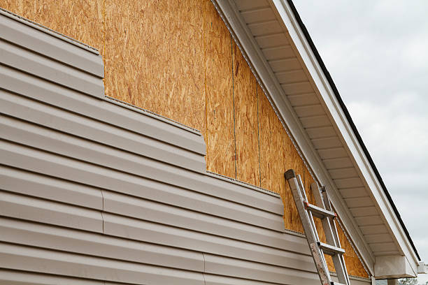 Professional Siding Replacement technician working in Waterford, VA
